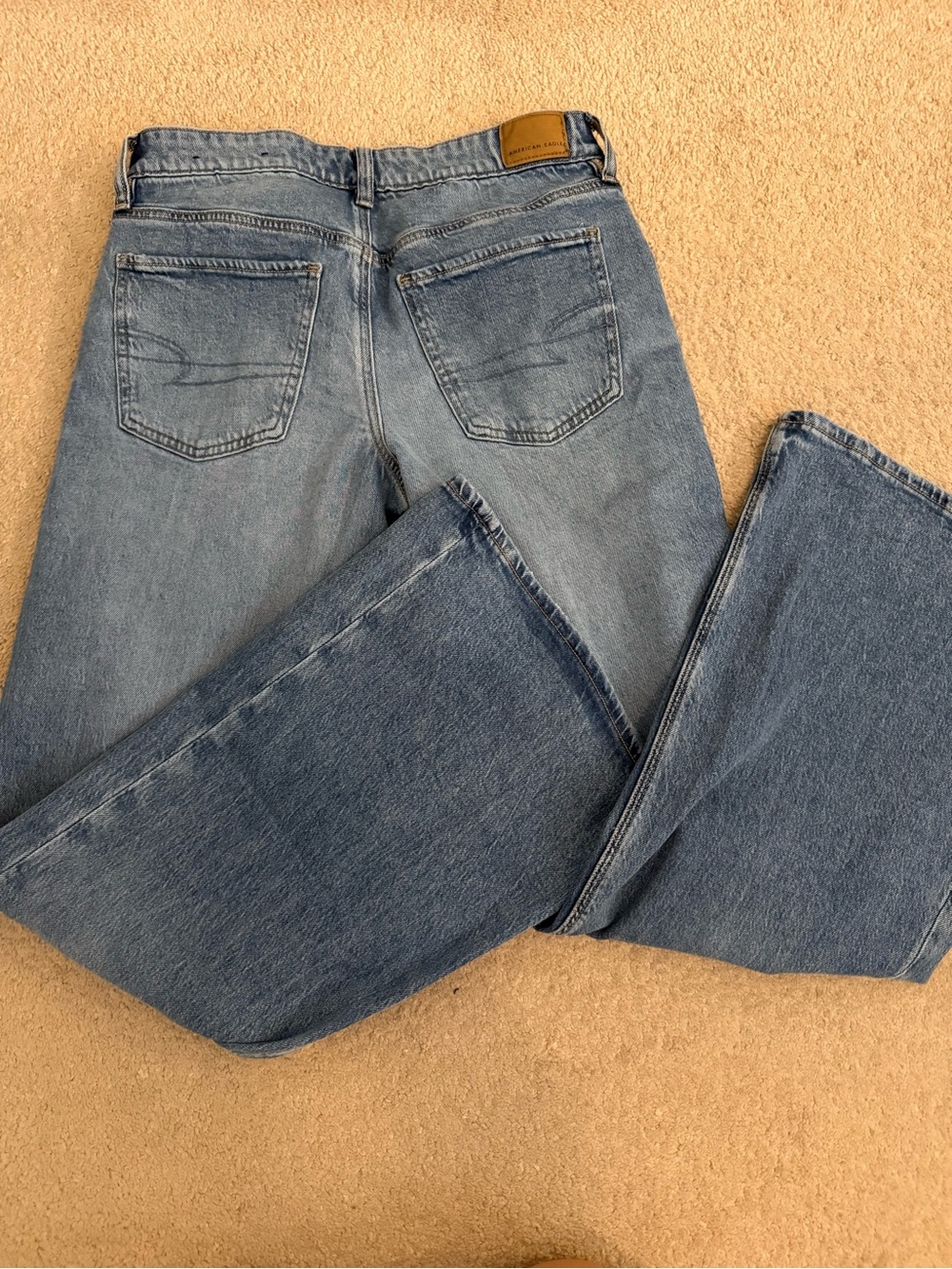 AE-Light Blue Women's Flared Jeans - Picture 4 of 5